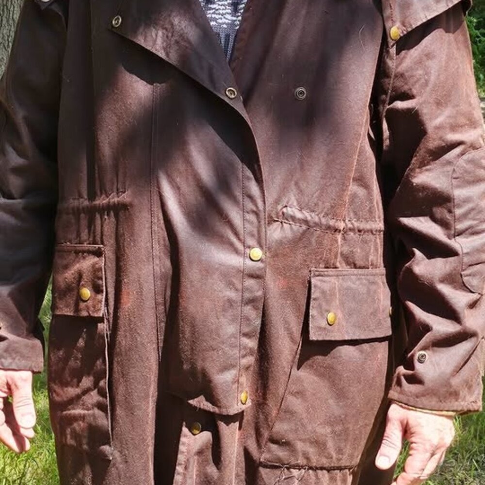 Mountain Mac Oilskin Riding Duster Coat 5M